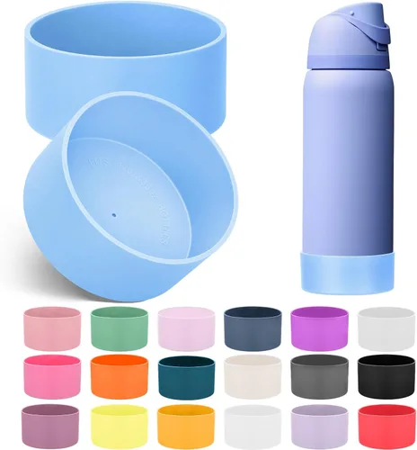 Vista 17 de Mity rain Bota de silicona 2PCS para botella de agua Owala FreeSip Malvavisco tímido