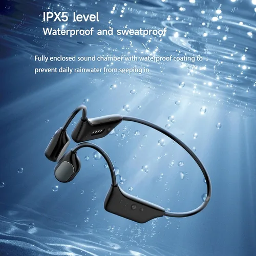 Vista 7 de Auriculares inteligentes de conducción ósea para comunicación diaria con micrófono de captación de sonido HD