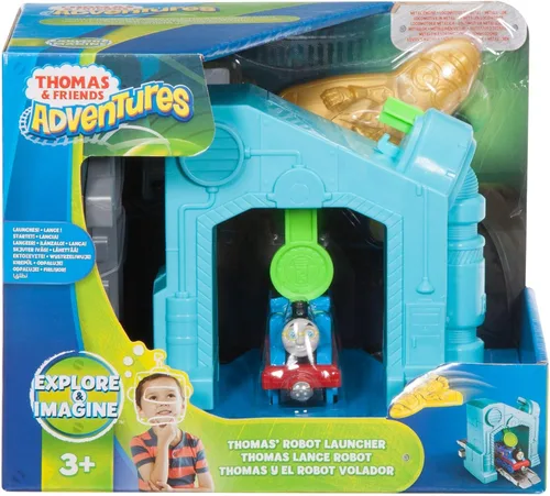 Vista 6 de Fisher-Price La aventuras de Thomas y sus amigos, Robot Thomas en una caja