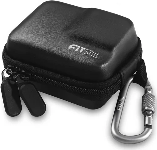 Vista 10 de FiTSTILL Mini estuche de almacenamiento de PU para Go Pro Max 2019/Go Pro Max 2025, funda protectora de viaje rígida Kit de accesorios