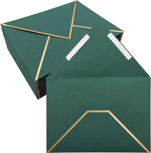 Vista 15 de Paquete de 50 sobres autoadhesivos de 4 x 6 pulgadas, sobres negros de 4 x 6 pulgadas para invitaciones con sobres autoadhesivos A6 para bodas