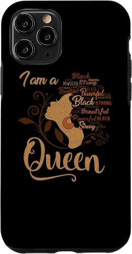 Vista 27 de Funda para iPhone 16 BLM Melanin Women I'm a Queen African American Black Pride