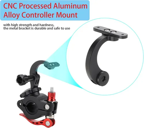 Vista 2 de Soporte de bicicleta Air 3 para DJI Air 3 RC 2 Cámara Drone Control remoto Accesorios Montaña Bicicleta Scooter Manillar Abrazadera Montaje