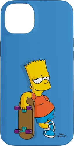 Vista 15 de The Simpsons Bart Simpson - Carcasa para iPhone 17, color azul cielo