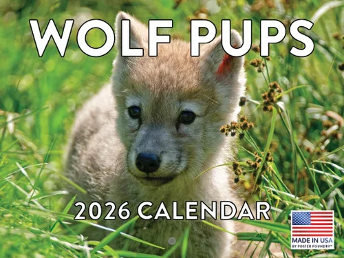 Vista 124 de Calendario mensual de pared de alpaca 2025 Fabricado en Estados Unidos