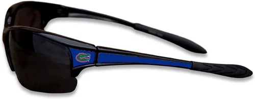 Vista 5 de Gafas de sol deportivas negras estilo élite con logotipo en las esquinas