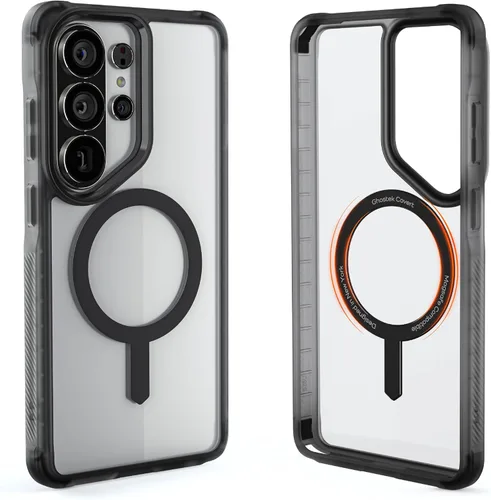 Vista 18 de Ghostek COVERT - Funda rosa para Galaxy Z Flip 4 para mujeres y niñas, protección completa de bisagra y parte trasera transparente, duradera