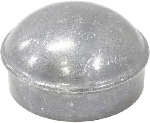 Vista 3 de Valla de eslabones de cadena de 1 5/8 pulgadas, cúpula redonda para postes externos, tapas de aluminio fundido a presión, tapas de eslabones