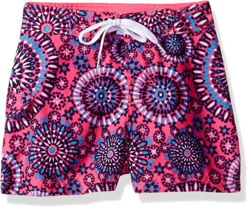 Vista 8 de Kanu Surf Sassy UPF 50+ - Pantalón corto de traje de baño de secado rápido para niña Alania Verde Floral