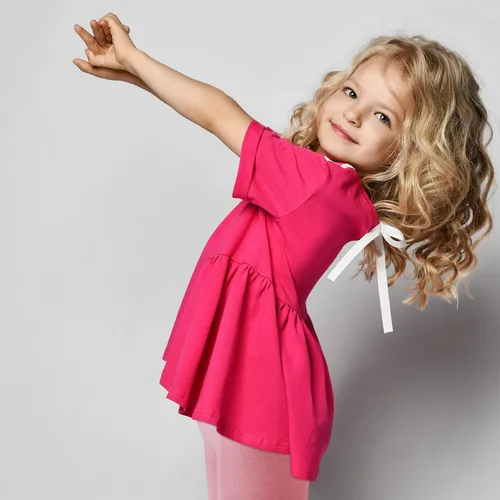 Vista 5 de Ruisita Paquete de 6 pantalones cortos con volantes para niños pequeños y niñas, pantalones cortos de bicicleta con ruedas de ruedas, pantalones