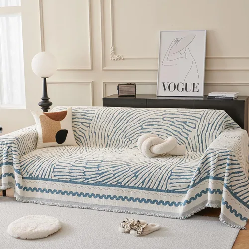 Vista 36 de ROOMLIFE Funda de sofá con estampado de leopardo para sofá de 3 plazas, lavable, protector de muebles para perros, funda de sofá suave