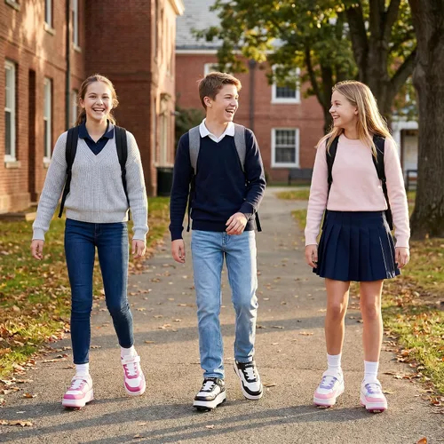 Vista 3 de Zapatos con ruedas para niños, zapatos de patinaje para niños y niñas, zapatillas atléticas con ruedas, adecuados para principiantes