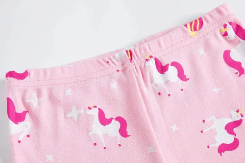 Vista 7 de Dolphin&Fish pijama suave para niños y niñas, 100% algodón, pijama de manga larga para niños