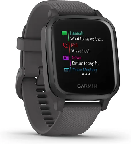 Vista 3 de Garmin Venu Reloj inteligente con GPS con monitoreo avanzado de salud y características de fitness