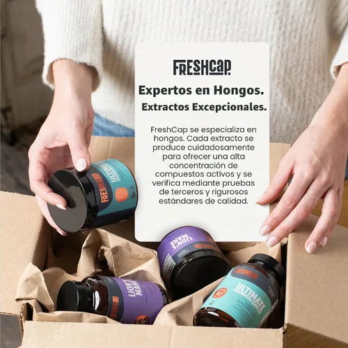 Vista 9 de Freshcap - Café de hongos premium, café instantáneo orgánico, 45 porciones