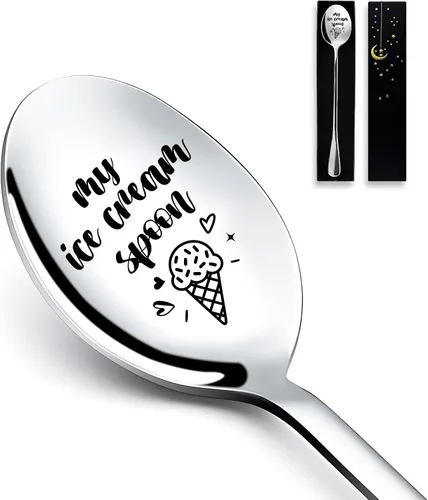 Vista 12 de Divertida cuchara de acero inoxidable grabada, cucharas I Cerealsly Love You, cuchara de cereales y café para marido, esposa, parejas, novio, novia