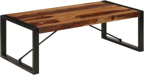 Vista 9 de GuyAna Mesa de centro moderna mesa de centro de madera, mesa para sala, mesa de centro simple, mesa de centro moderna de madera de 47.2 x 23.6 x
