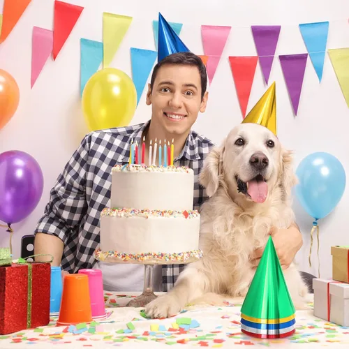 Vista 4 de Sumind - 15 sombreros coloridos para fiesta de cumpleaños, sombreros de cono para adultos y niños, decoración de fiesta de cumpleaños