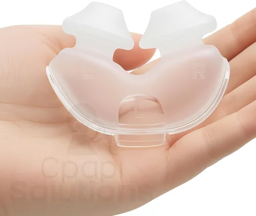 Vista 6 de Repuesto CPAP para almohada nasal AirFit P10 mediana y grande diseñada para almohada nasal CPAP, sellado suave y seguro para reducir los puntos
