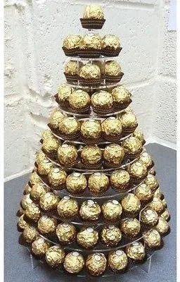 Vista 2 de Super Cool Creations Soporte para Chocolates Rocher (redondo) - 5 niveles (chocolates no incluidos)