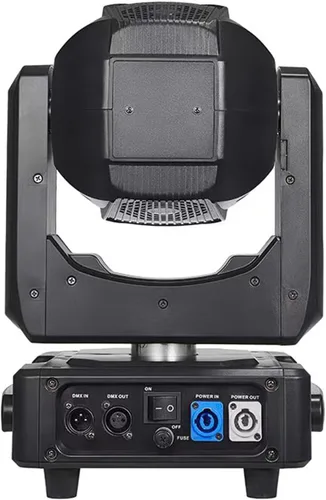 Vista 2 de JUNMAN Mini 230W 7R Beam Cabeza Móvil DJ Disco Etapa Luces Led Tira Prisma 48 con tira LED y efecto arco iris