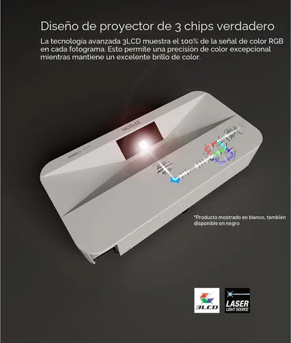 Vista 6 de Epson Proyector láser EpiqVision LS800 4K PRO-UHD de alcance ultra corto Negro