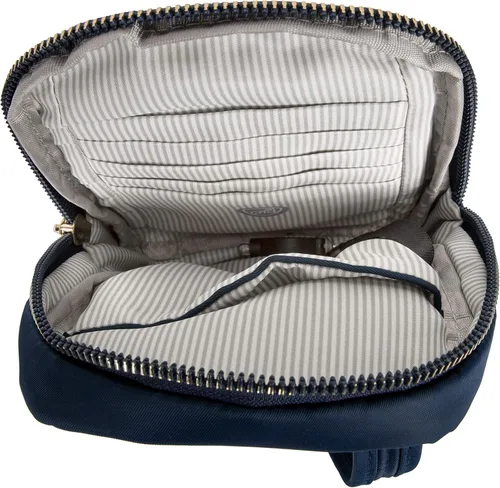 Vista 7 de Travelon Bolsa cruzada para teléfono antirrobo para mujer, Zafiro, talla única , Travelon Bolso bandolera antirrobo para teléfono