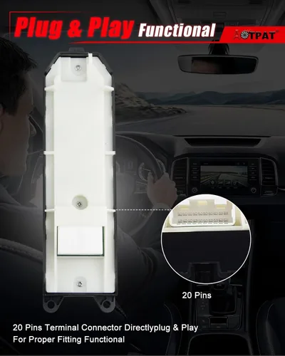Vista 2 de Interruptor de elevalunas eléctrico lateral para Toyota Prius 1.8L 2010 2011 2012 2013 2014 2015 Interruptor de control del lado del conductor OEM #