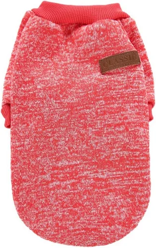 Vista 5 de Jecikelon Ropa para Perros Suéter para Perros Ropa Suave para Cachorros Ropa de Invierno Suéteres para Cachorros Atuendo Cálido para Perros Pequeños