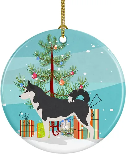 Vista 5 de Caroline's Treasures Cavalier King Charles Spaniel - Adorno de cerámica para árbol de Navidad, decoración colgante para el hogar, Navidad, fiestas