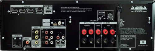 Vista 4 de Receptor para canales 4K AV 5.2, STRDH550, de la marca Sony Negro
