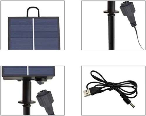 Vista 2 de Solar String Light Controller 24V USB Remote 8 Modes(3V)