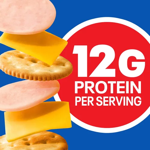 Vista 6 de Lunchables, Paquete de proteínas, pavo y queso cheddar, paquete de 3.2