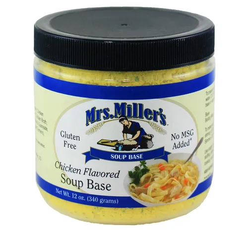 Vista 2 de AmishTastes Mrs. Miller's - Base de sopa con sabor a carne de res, sin gluten, sin MSG, 12 onzas (paquete de 4)