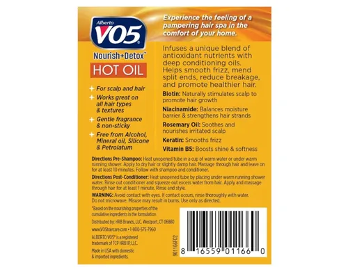 Vista 3 de Vo5 Tratamiento de terapia de aceite caliente, 2 unidades, 0.5 onzas (0.5 fl oz) (paquete de 3)