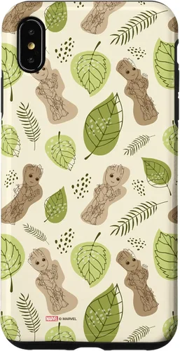 Vista 11 de Funda con diseño de hojas de Groot para iPhone 16 Marvel Studios