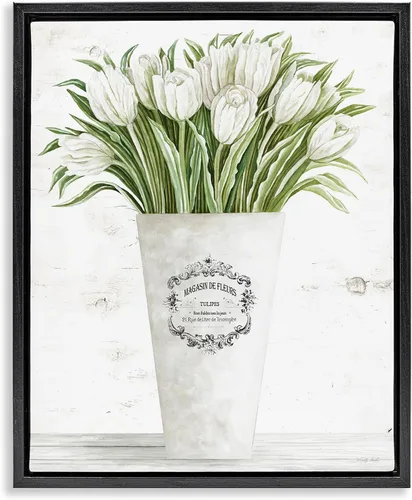 Vista 36 de Stupell Industries Stellar Design Studio - Lienzo decorativo con marco flotante, gris, 17 x 21 pulgadas, fácil de colgar y resistente, fabricado
