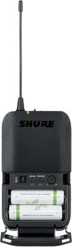 Vista 10 de Shure BLX1288/MX153 Sistema de rendimiento inalámbrico de doble canal, banda H9 (512-542 MHz) - Receptor BLX88, portátil SM58 y auriculares MX153