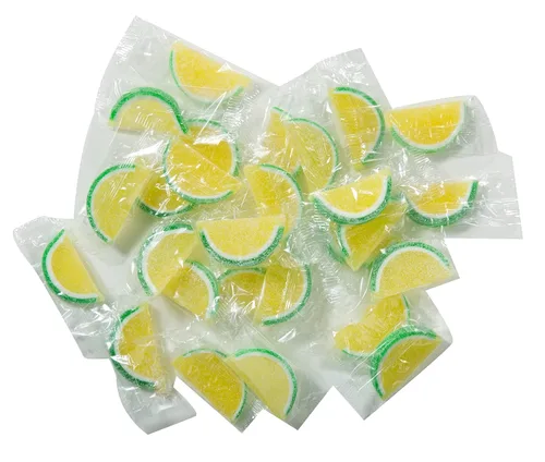 Vista 9 de Boston Fruit Slice - Dulces gomosos gourmet envueltos individualmente, caja de 1 libra (sandía)