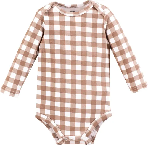 Vista 91 de Hudson Baby Body unisex de algodón de manga larga para bebé, leopardo rosa rojo