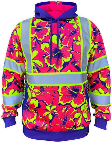 Vista 6 de SafetyShirtz SS360 ANSI Clase 3 Tipo R Sudaderas con Capucha Gráfica