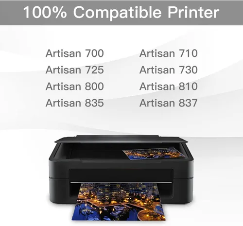Vista 2 de BeOne Cartucho de tinta remanufacturado de repuesto para impresora Epson T098 T099 98 99 T98 T99 para usar con impresora Artisan 700 710 725 730 800