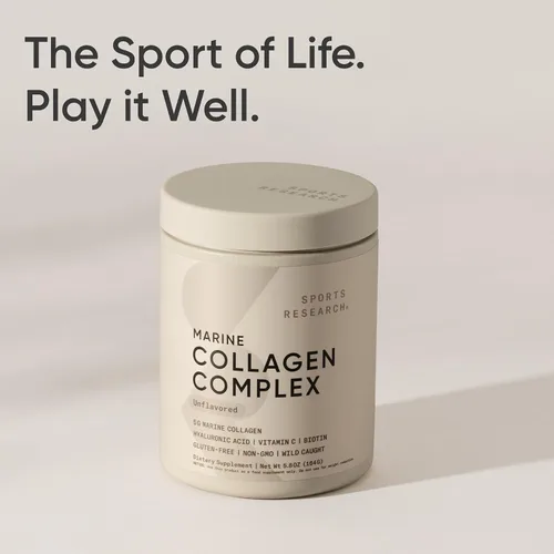 Vista 7 de Sports Research Complejo de belleza de colágeno con ácido hialurónico, vitamina C + biotina Pescatarian, certificado Keto y verificado sin OMG