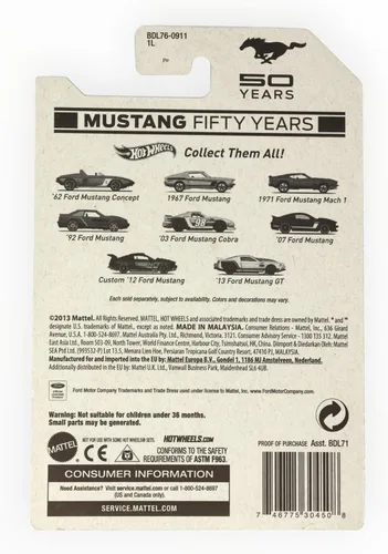 Vista 2 de Hot Wheels - Mustang Cincuenta Años - 02/08 - 1967 Ford Mustang