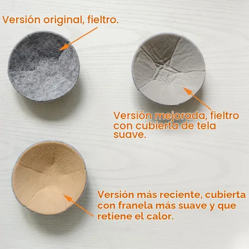 Vista 6 de Nido de pájaro pinzón canario nido de loro con fieltro (4.5 pulgadas)
