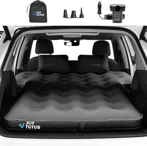 Vista 11 de JOYTUTUS Colchón de aire para SUV, cama de campamento 3.0 engrosada para automóvil, camping, colchón inflable, antifugas, con 2 almohadas y bomba