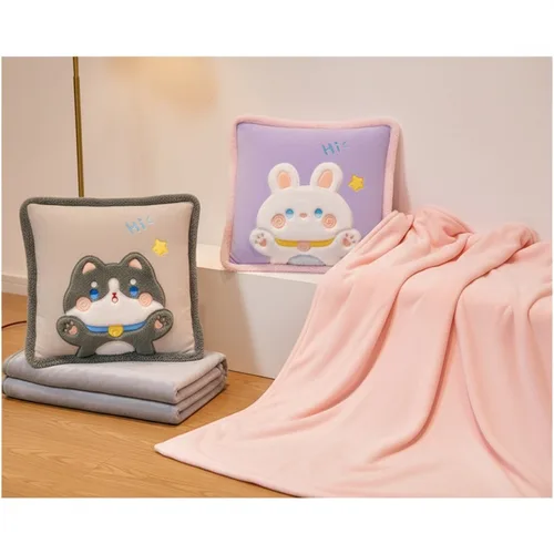 Vista 4 de SET PREMIUM DE ALMOHADA Y MANTA – CONFORT TOTAL