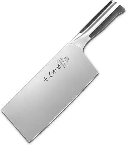 Vista 9 de SHI BA ZI ZUO Cuchilla de Carnicero Pesada de Alta Resistencia para Picar Huesos, Cuchillo de Cocina Resistente