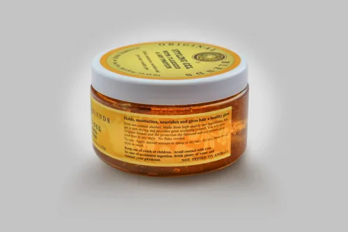 Vista 8 de Original Blends - Gel de peinado natural para el cabello con linaza y proteína de soja, sin descamación, fijación firme o ligera para todo