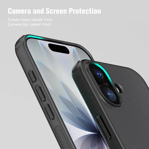Vista 3 de Nillkin Frosted Shield - Funda para iPhone 17, compatible con MagSafe, perfil delgado, protección contra caídas de grado militar, a prueba